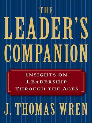cover image of The Leader's Companion